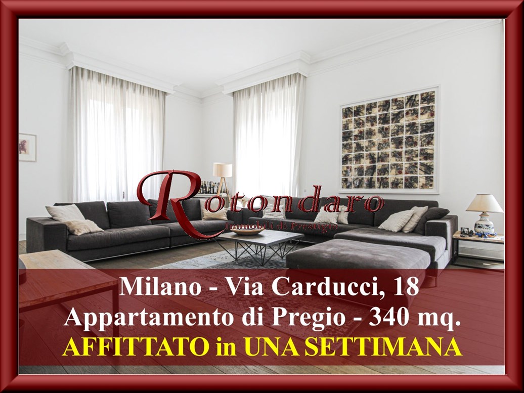 Appartamento in Affitto in Via Carducci Milano