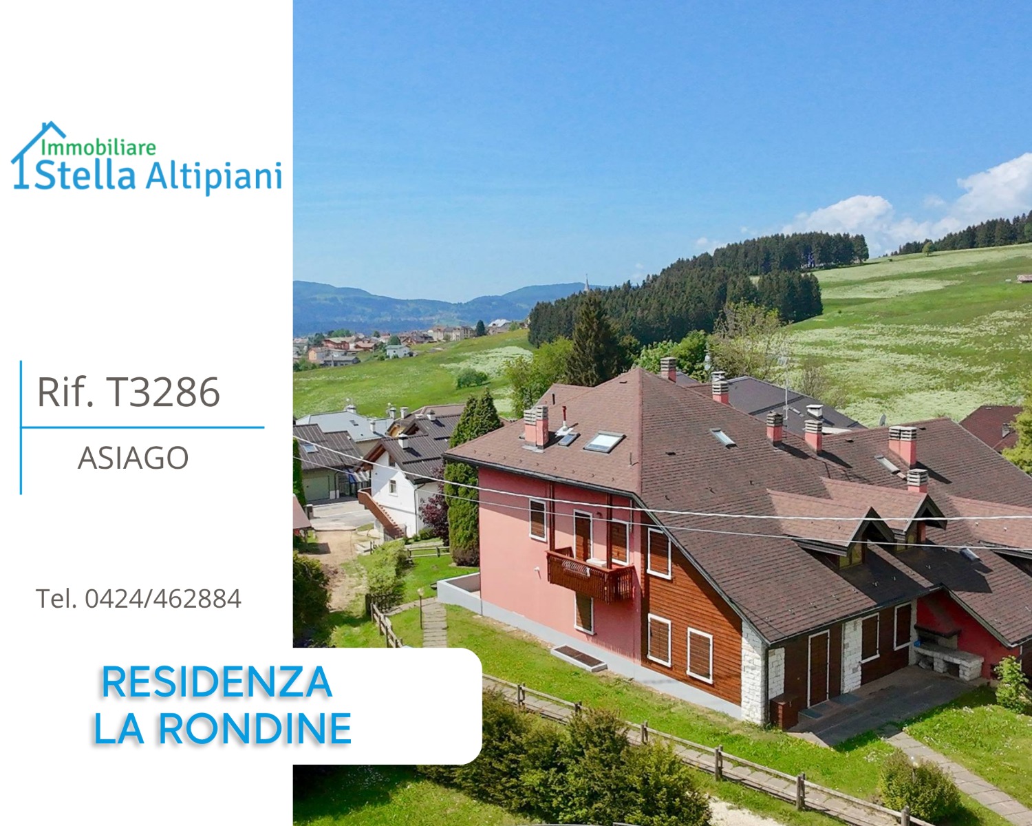 Asiago - Appartamento bicamere al piano terra T3286