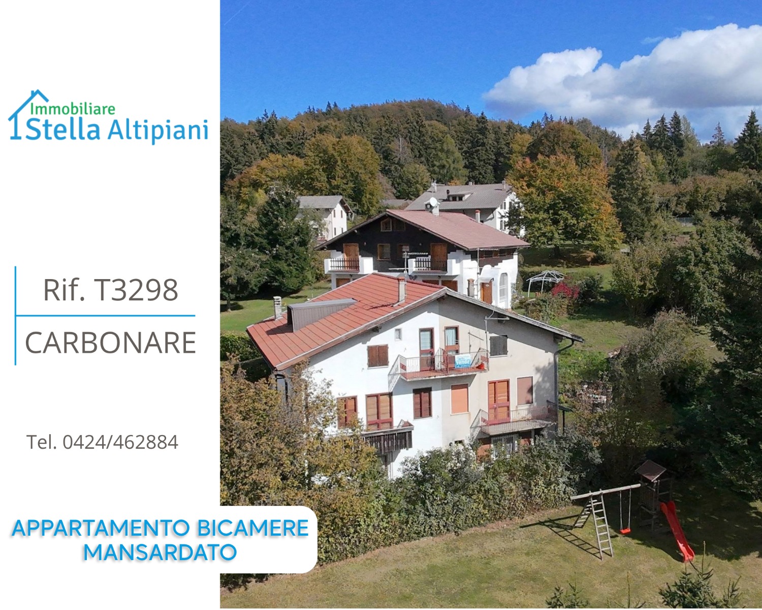 Folgaria Carbonare - Bicamere Mansardato T3298