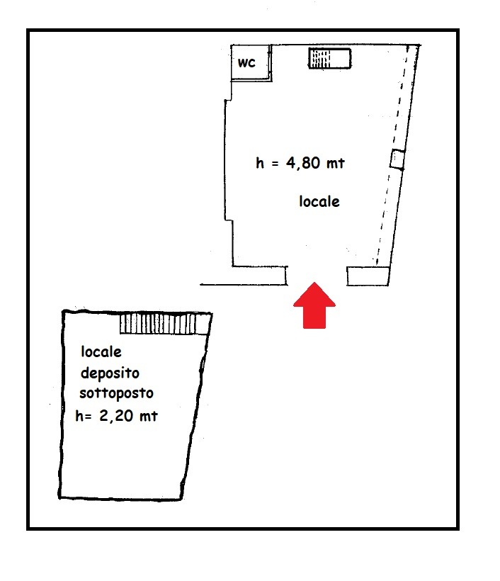 Stella -  Locale C/1 35 mq interni